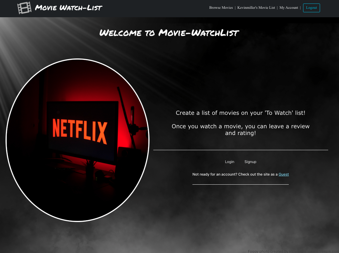 movie watch-list project